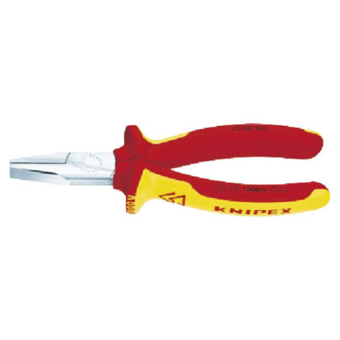 (T)KNIPEX 2006-160　絶縁平ペンチ　1000V 8356475
