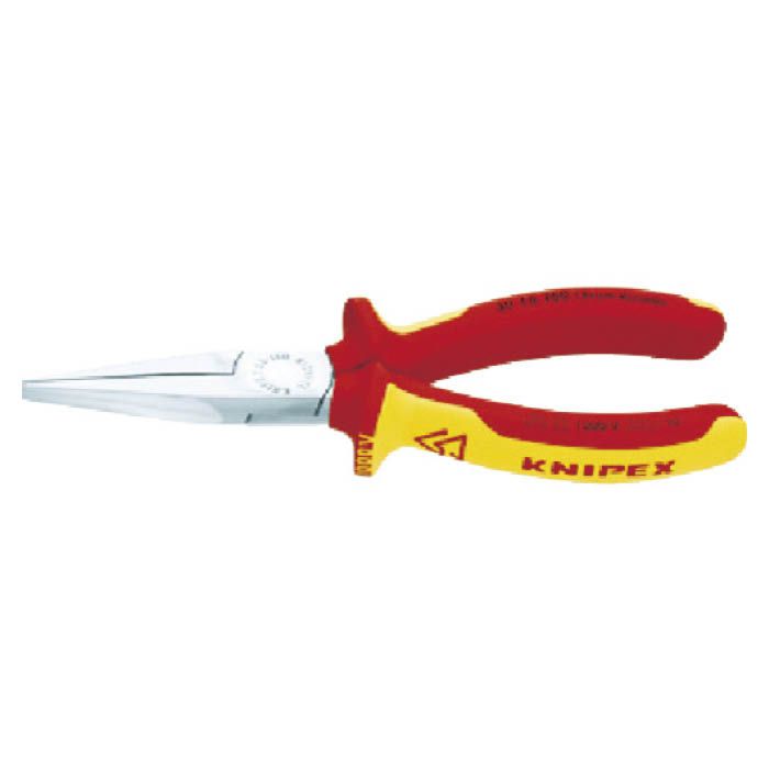 (T)KNIPEX 絶縁1000Vロングノーズプライヤー　先端平型　160mm 8356480