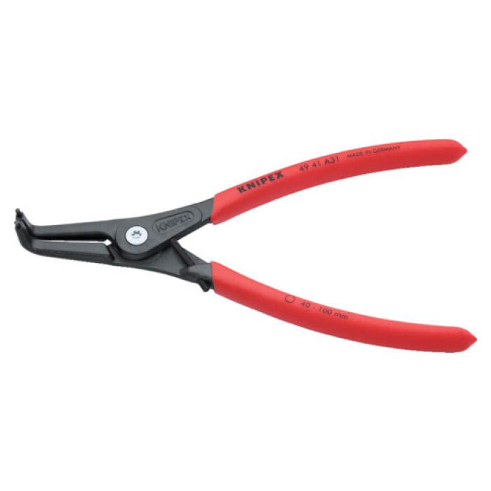 (T)KNIPEX -13mm　軸用スナップリングプライヤー　曲 8358267
