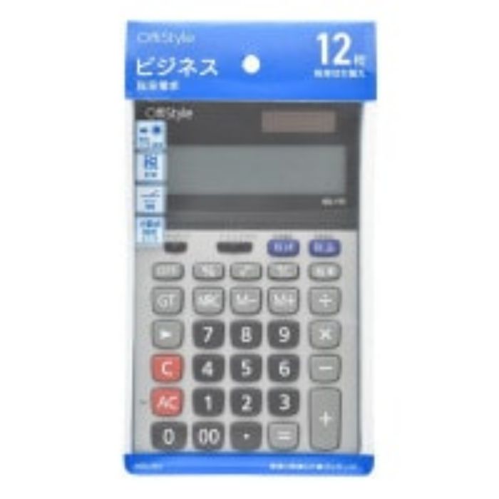 オーム電機 税率電卓 ビジネス 12桁 KCL-153の説明画像4