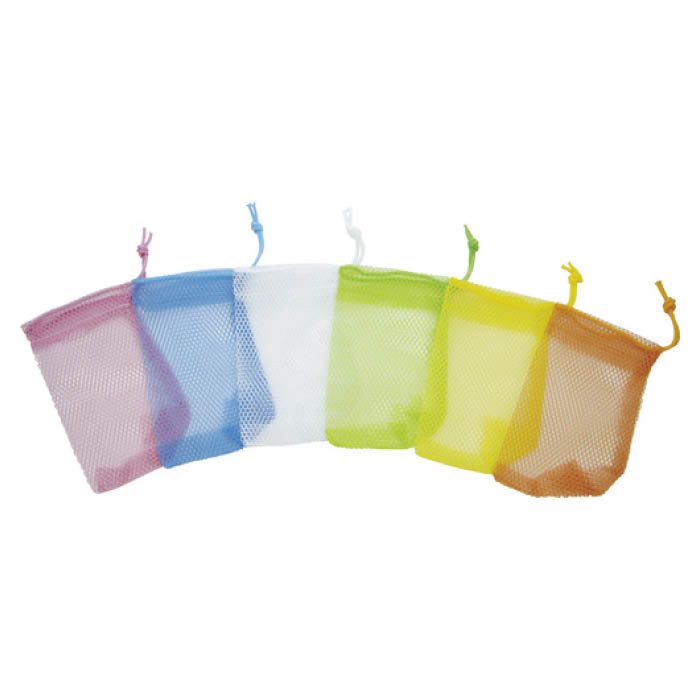 (T)sanwa 石鹸ネット ひもタイプ 6色アソート 24枚組 101551(Tcode:8194109)