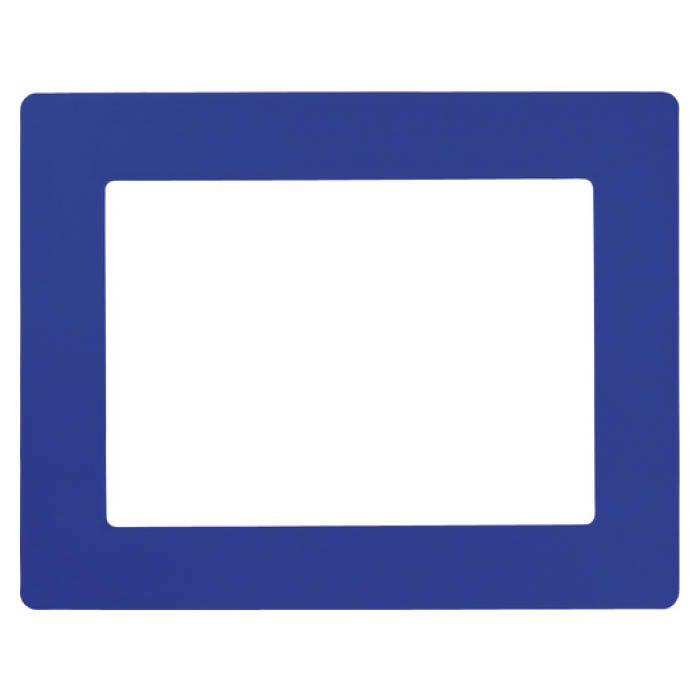 (T)緑十字 路面用区画標識(A4用紙対応タイプ)　青　312×398mm　裏テープ付 403115