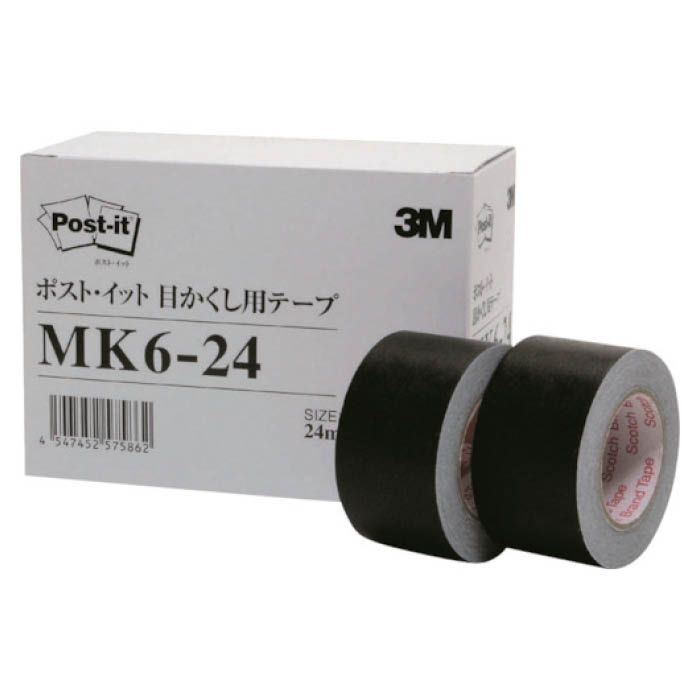 (T)3M 目かくし用テープ　24mmX10m(6巻入) MK624