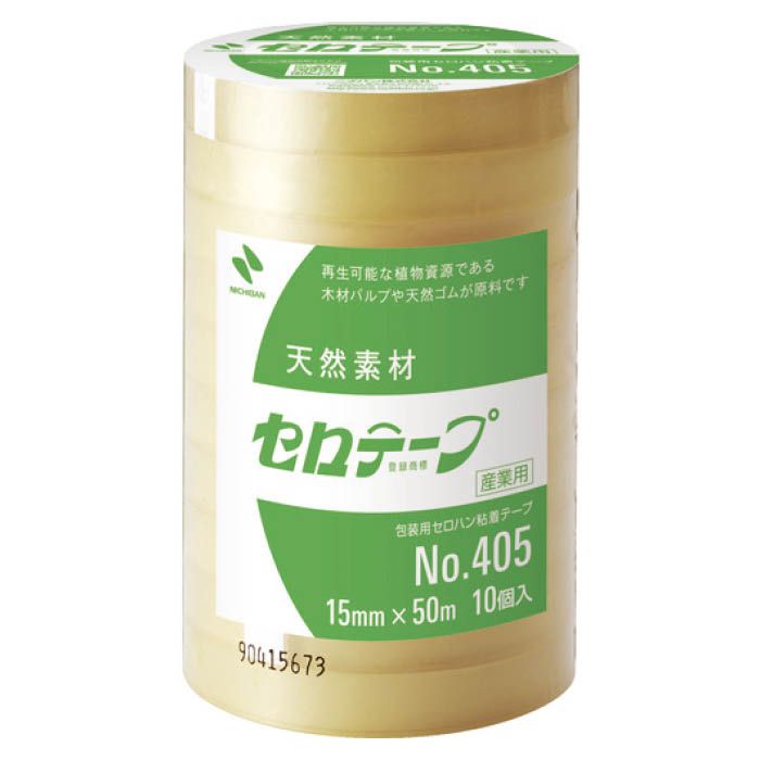 (T)ニチバン セロテープ 405 15mm×50m バイオマスマーク認定製品 40515X50(Tcode:7952473)