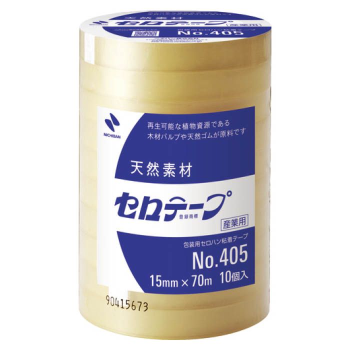 (T)ニチバン セロテープ 405 15mm×70m バイオマスマーク認定製品 40515X70(Tcode:7952481)