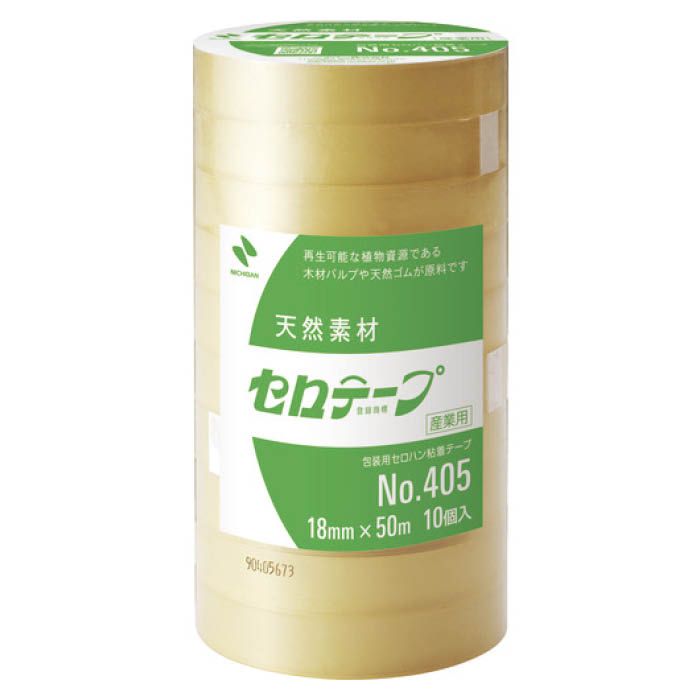 (T)ニチバン セロテープ 405 18mm×50m バイオマスマーク認定製品 40518X50(Tcode:7952490)