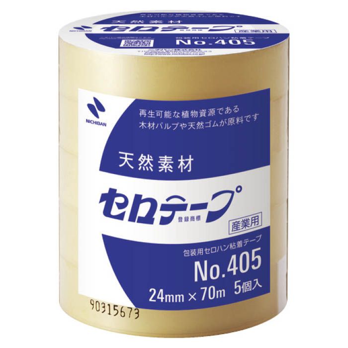 (T)ニチバン セロテープ 405 24mm×70m バイオマスマーク認定製品 40524X70(Tcode:7952601)