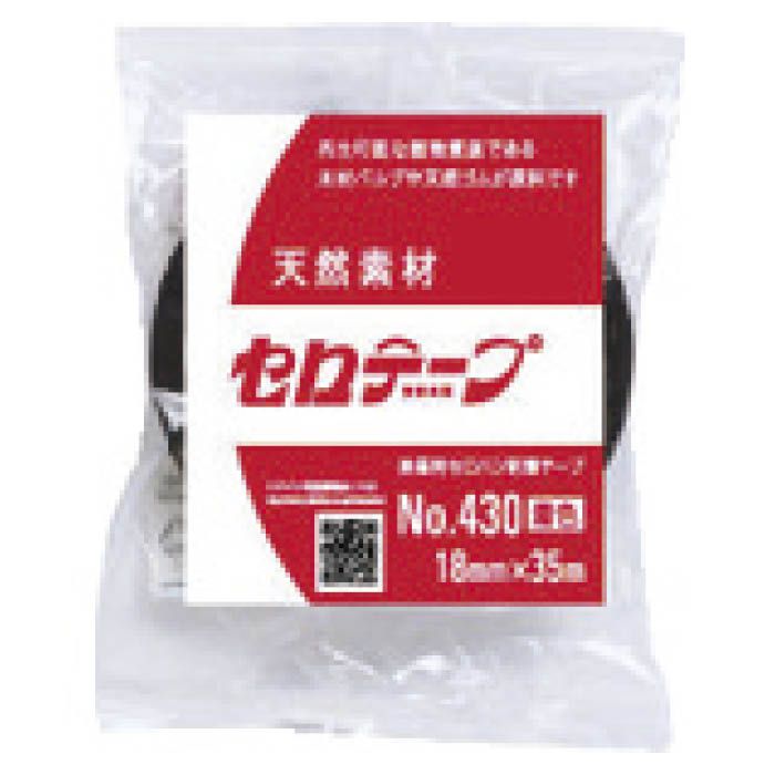 (T)ニチバン セロテ-プ着色黒4306T-18 18mmX35m バイオマスマーク認定製品 4306T18(Tcode:3303241)