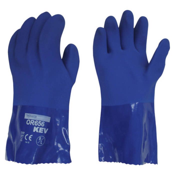 (T)ビニスター 耐油ビニスターKEV(12双入)　9/L OR6569