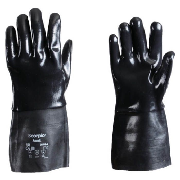 (T)アンセル 耐薬品手袋　アルファテック　09-924　XLサイズ 09924