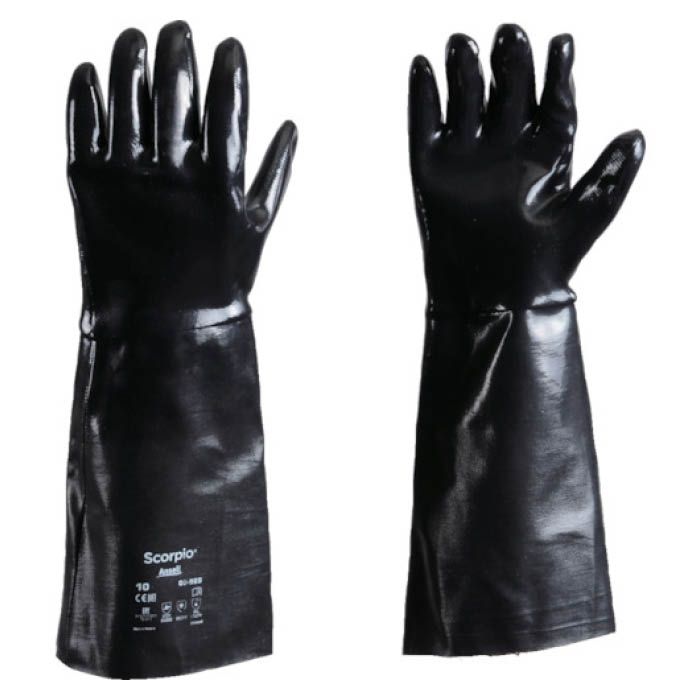 (T)アンセル 耐薬品手袋　アルファテック　09-928　XLサイズ 09928