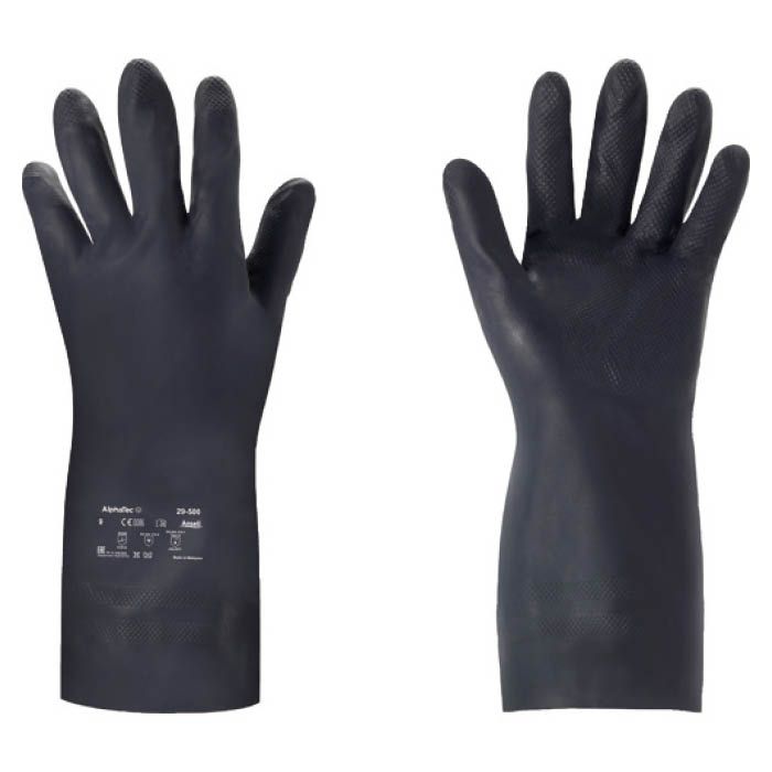 (T)アンセル 耐薬品手袋　アルファテック　29-500　XLサイズ 2950010