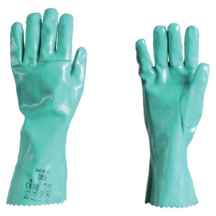 (T)アンセル 耐薬品手袋 アルファテック 39-122 Mサイズ 391228(Tcode:8580714)