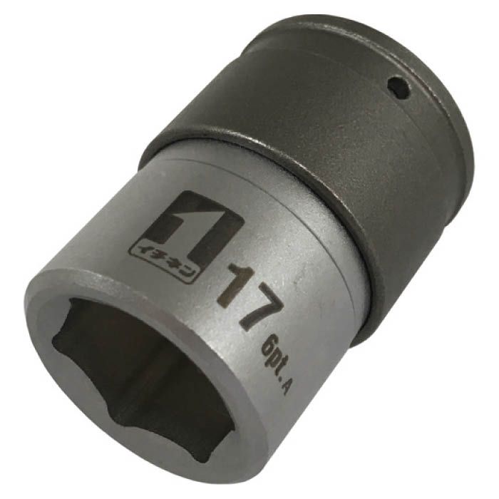 (T)ミツトモ QCソケット　シングル　17mm　ショート　6角　IM―4W17S―6K 19802