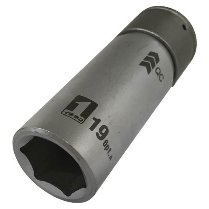 (T)ミツトモ QCソケット　シングル　19mm　6角　IM―4W19―6K 19803
