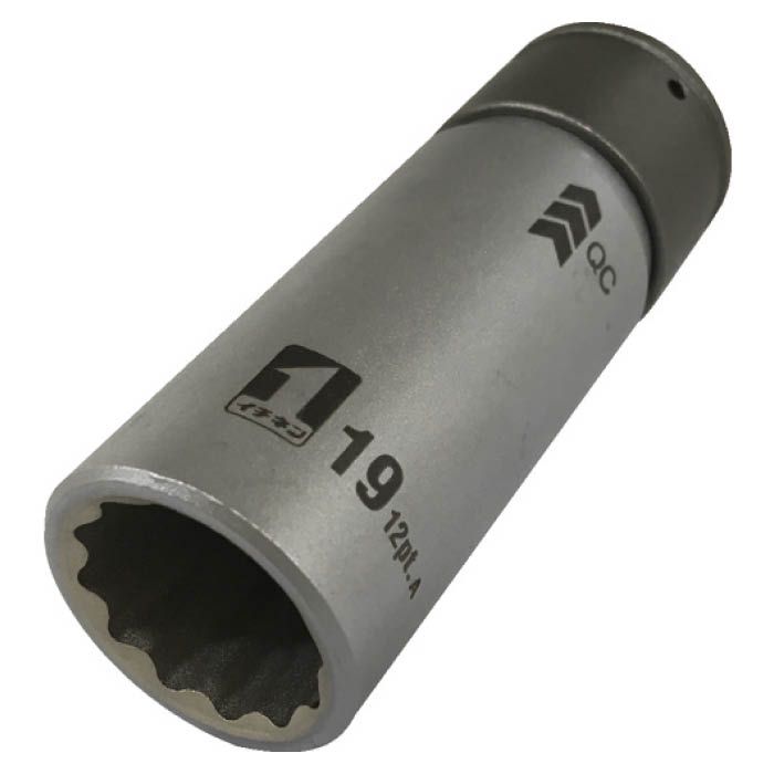(T)ミツトモ QCソケット　シングル　19mm　12角　IM―4W19―12K 19804