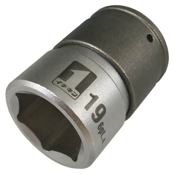 (T)ミツトモ QCソケット　シングル　19mm　ショート　6角　IM―4W19S―6K 19805