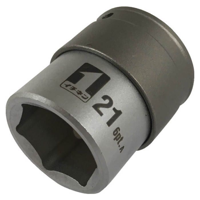 (T)ミツトモ QCソケット　シングル　21mm　ショート　6角　IM―4W21S―6K 19806