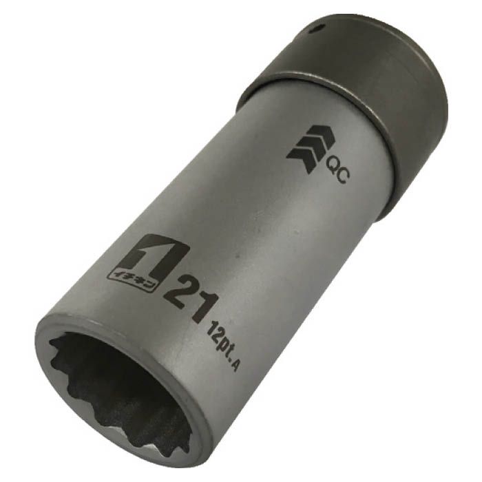 (T)ミツトモ QCソケット　シングル　21mm　12角　IM―4W21―12K 19807