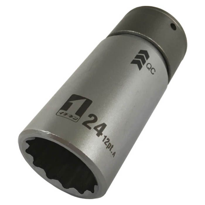 (T)ミツトモ QCソケット　シングル　24mm　12角　IM―4W24―12K 19808