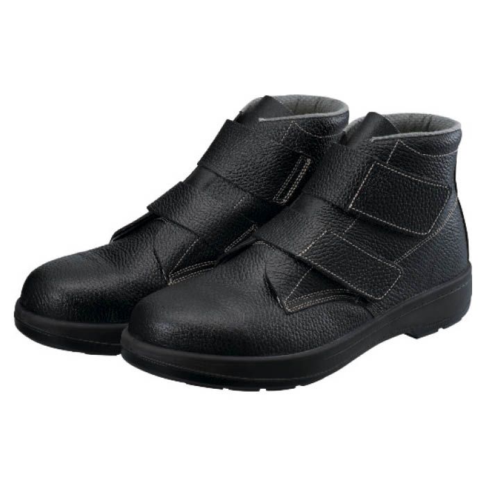 (T)シモン 2層ウレタン底安全編上靴　23.5cm　ブラック AW28BK23.5