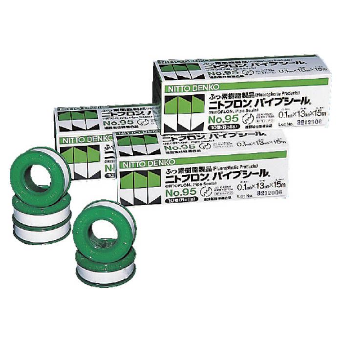 (T)日東 ニトフロンパイプシール No.95JIS 0.1mm×13mm×15m 9515(Tcode:1247166)