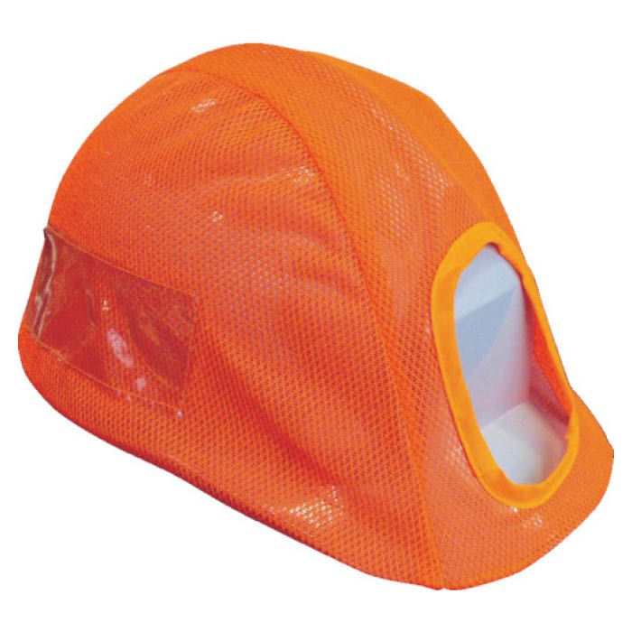 (T)グリーンクロス メッシュヘルメットカバー　蛍光オレンジ 1121800102