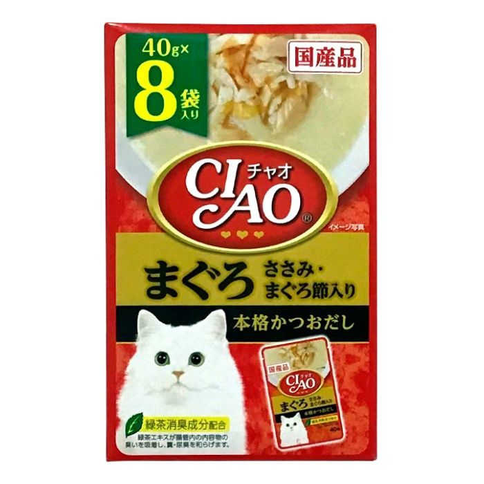 いなば チャオパウチまぐろささみまぐろ節 40g×8