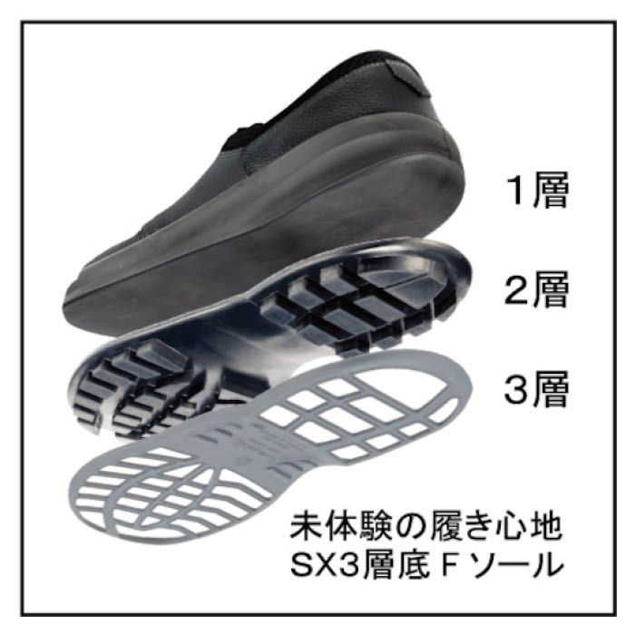 T)シモン 安全靴 短靴 WS18黒 23.5cm WS18B23.5の通販｜ホームセンター