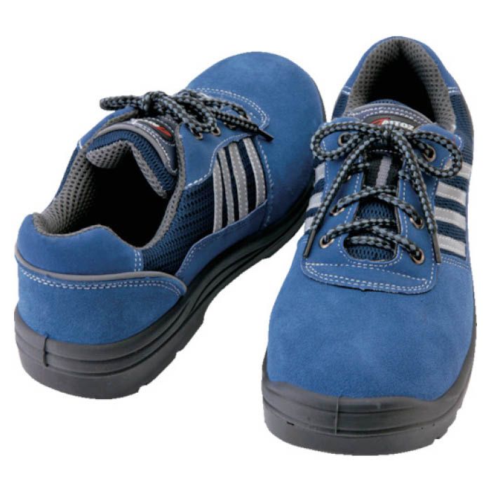 (T)アイトス セーフティシューズ　短靴ヒモタイプ　ネイビー　22.0cm AZ5982100822.0