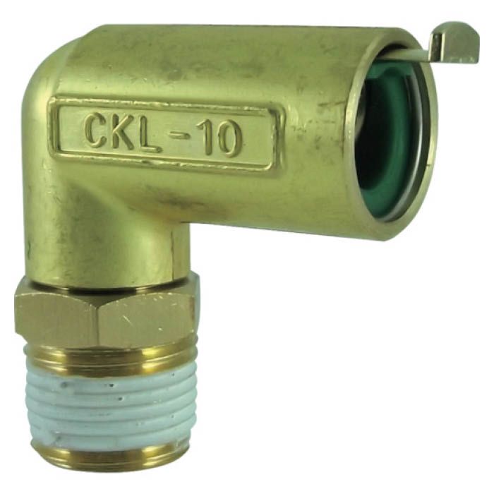 (T)チヨダ タッチコネクターエルボコネクター(金属)　接続口径R3/8 CKL1003