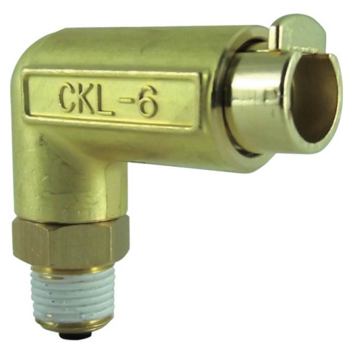 (T)チヨダ タッチコネクターエルボコネクターHタイプ(金属)　接続口径R1/8 CKL601H