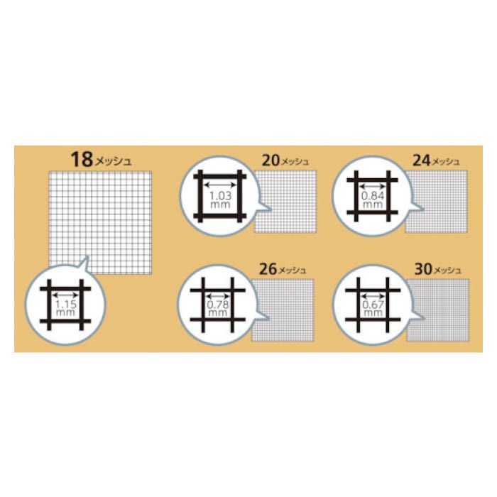 T)Dio ダイオネットP 24メッシュ 145cm×30m グレイ 110631の通販