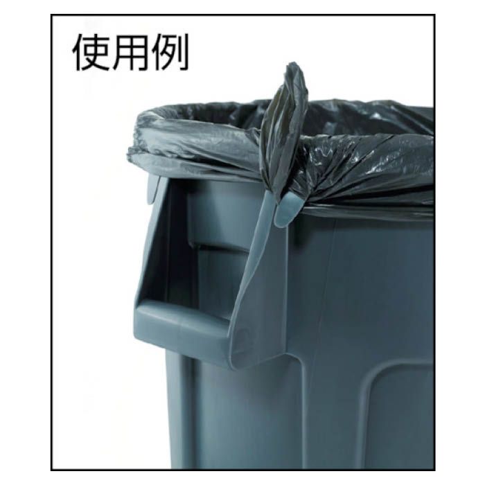 (T)ラバーメイド ラウンドブルートコンテナ用フタ 166.5L用 イエロー 264560YEL(Tcode:8194450)の説明画像2