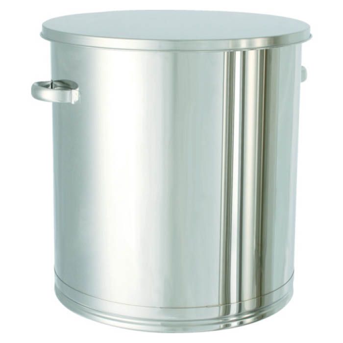 (T)日東 ステンレスタンク　大型貯蔵用タンク(フタ付)　150L ST565