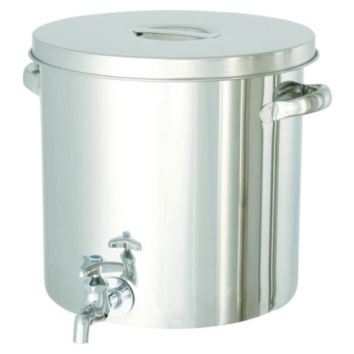 (T)日東 ステンレスタンク　ストレート貯蔵用タンク(蛇口付)　20L STW30