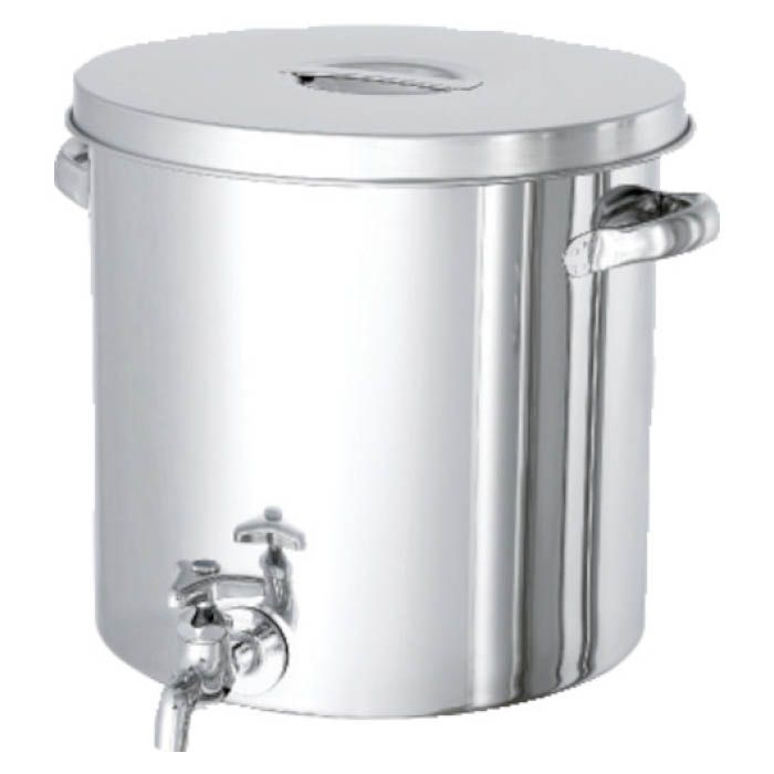 (T)日東 ステンレスタンク　ストレート貯蔵用タンク(蛇口付)　36L STW36