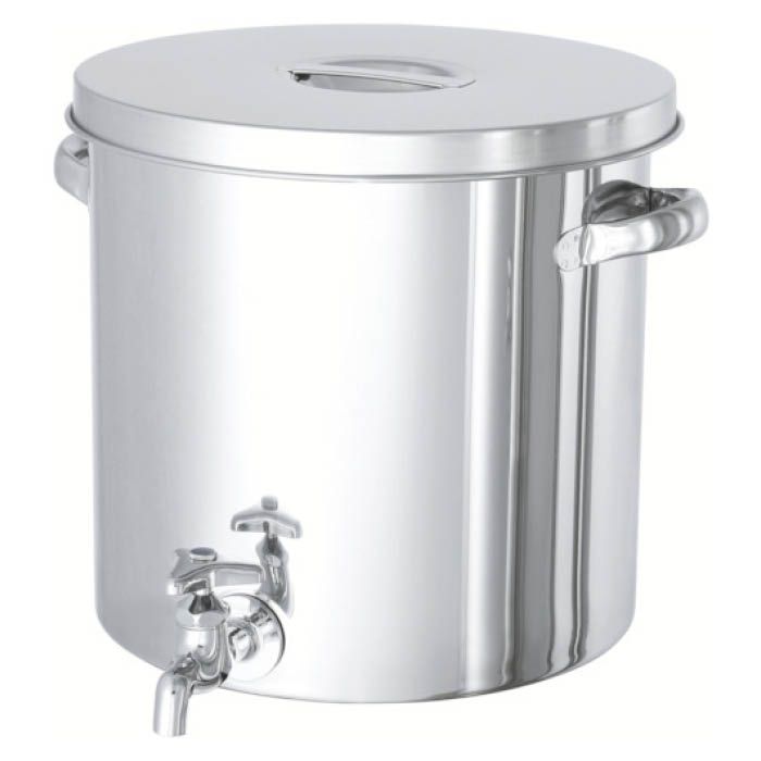 (T)日東 ステンレスタンク　ストレート貯蔵用タンク(蛇口付)　100L STW47H
