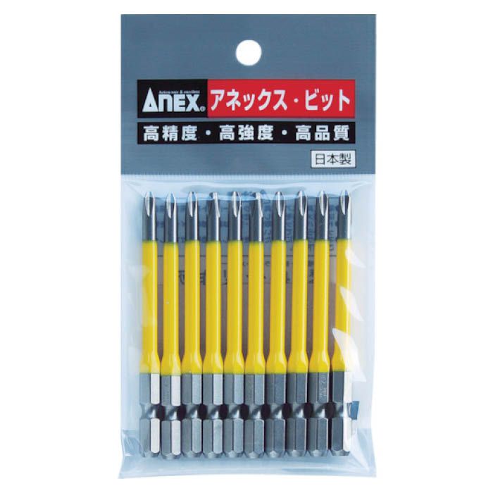 (T)アネックス カラービット 段付+1×100 (1Pk(袋)=10本入) AC16M1100