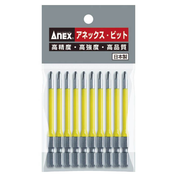 (T)アネックス カラービット 段付+2×82 (1Pk(袋)=10本入) AC16M282