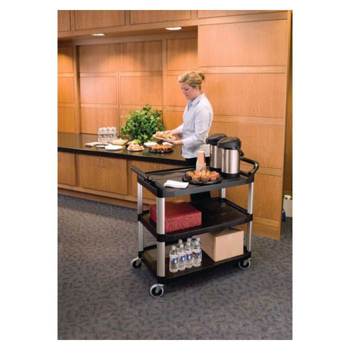 (T)ラバーメイド エクストラユーティリティカート ブラック 409107(Tcode:8194756)の説明画像2