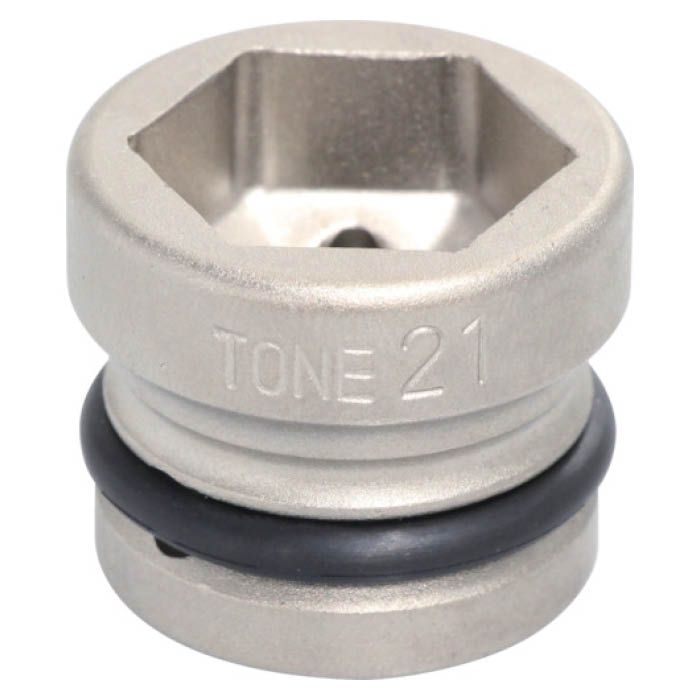 (T)TONE インパクト用ショートソケット 21mm 4NV21SS