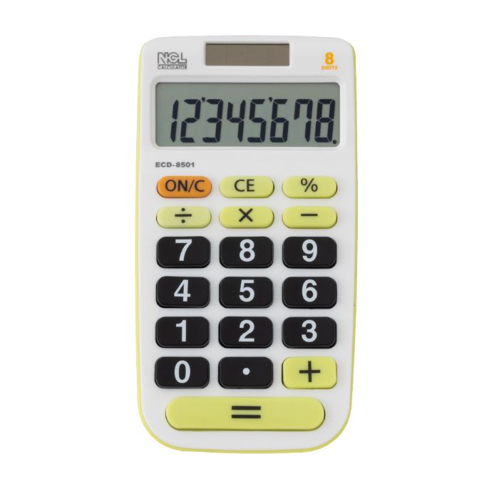 ナカバヤシ 電卓デスクトップ大型キータイプS ECDー8501G