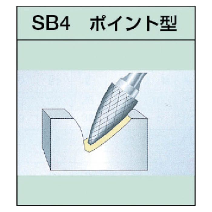 T)スーパー スーパー超硬バー 重切削用 ロー付タイプ ポイント型 刃径