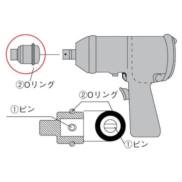 (T)TONE インパクト用Oリング　P16　(1Pk(袋)=10個入) RINGP16Sの説明画像3