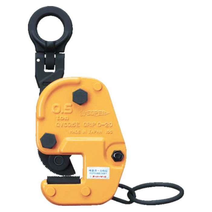 (T)スーパー 横吊クランプ 自在型ロックハンドル式 細目仕様 GVC0.35EN