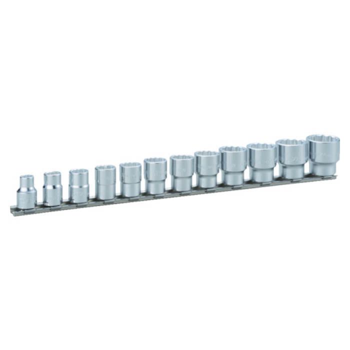 (T)TONE ソケットセット(12角・ホルダー付) 12pcs HD312A