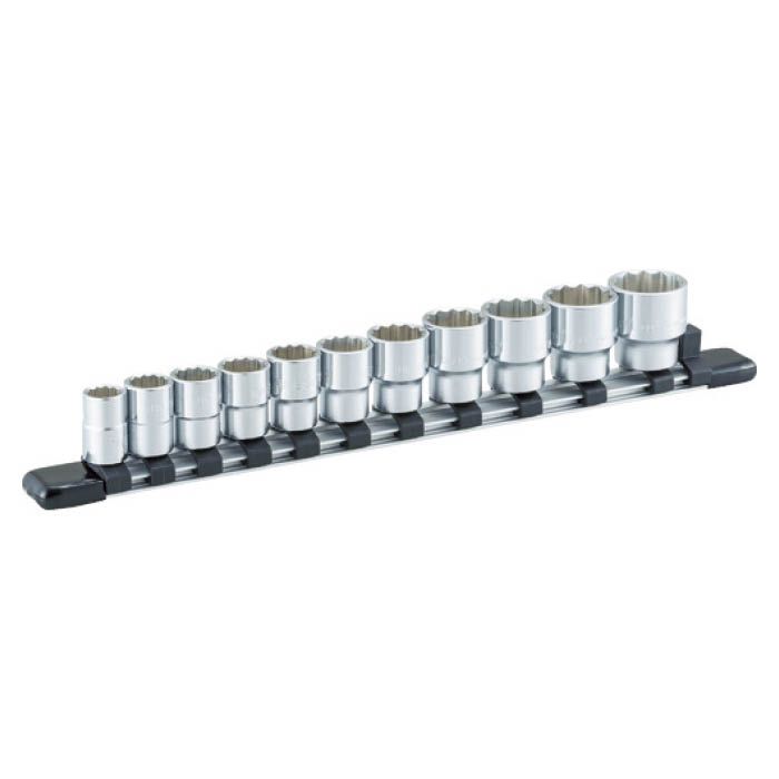 (T)TONE ソケットセット(12角・ホルダー付)インチサイズ 11pcs HDB311