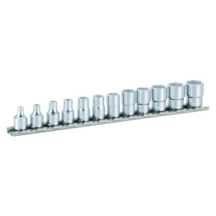 (T)TONE ソケットセット(6角・ホルダー付) 12pcs HS212