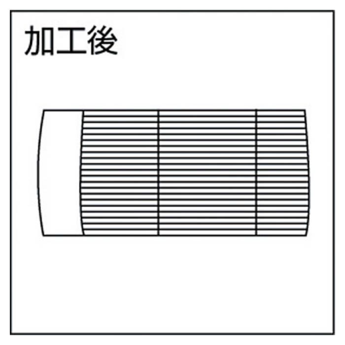 T)スーパーツール 切削ローレット駒(小径平目用)ピッチ:0.8 外径A:9.5